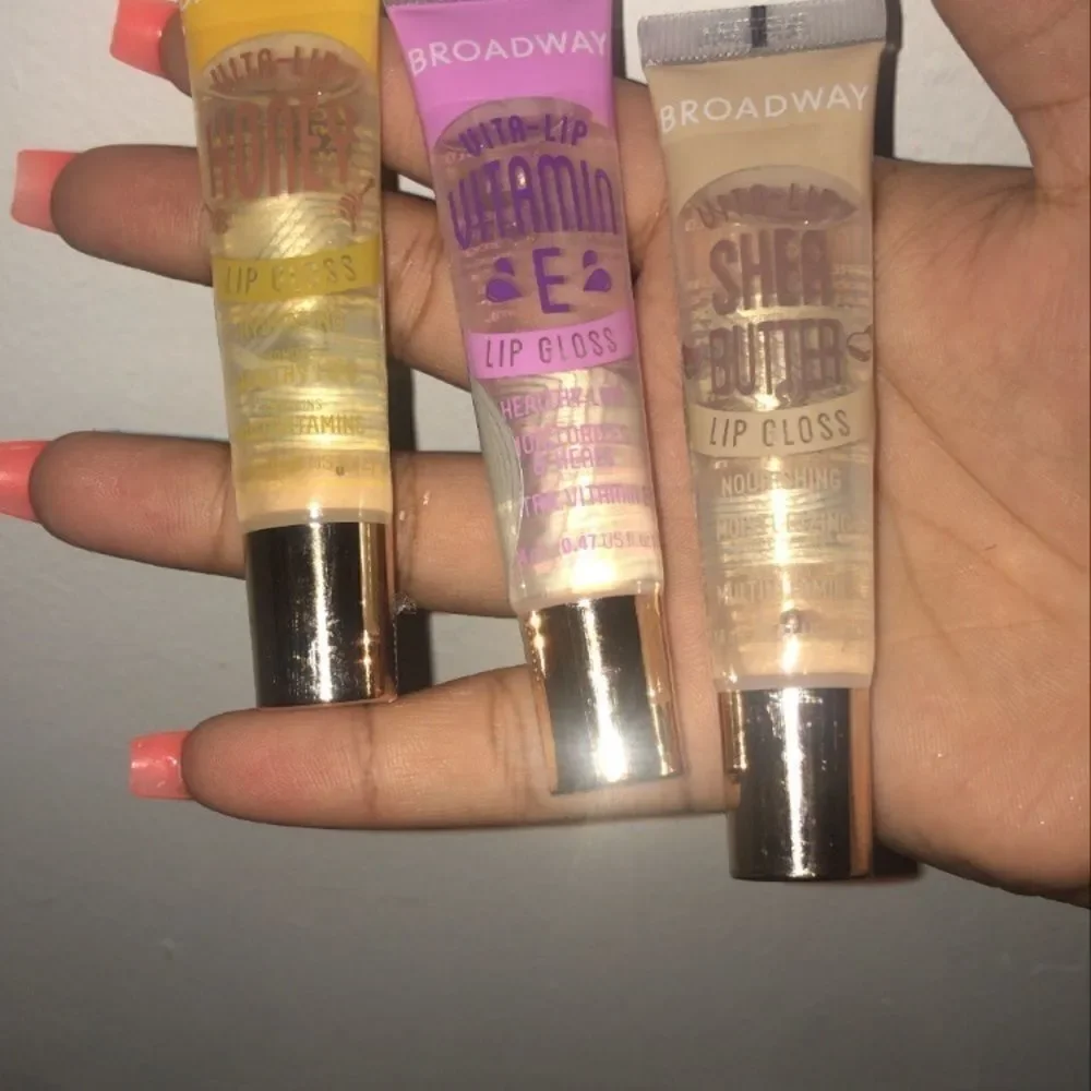 set of the new broadway lipglosses